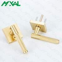 Satin Brass Wholesale Passage Lever Heavy Duty Interior Handles