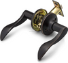Door Handles for Interior Doors Apartment Office Passage Door Locks in Black