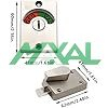 privacy lock handle set satin nickel