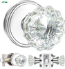 Residential Door Lock Crystal Knob Door Handles Luxury