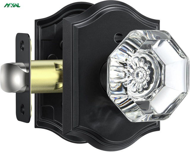 ANSI Grade 3 Crystal Bedroom Door Knob Lock