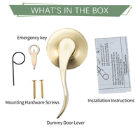 Tubular Lever Handle Main Lock Door Handles Luxury