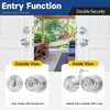 Door Knobs with Single Cylinder Deadbolt Combo Set