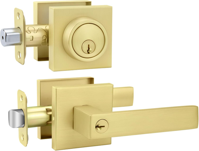 Single Cylinder Deadbolt Combo Set Door Locks