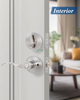 Single Cylinder Deadbolt Combo Set Residential Door Lock