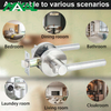 Round Satin Nickel Heavy Duty Lever Passage Closet Door Lock