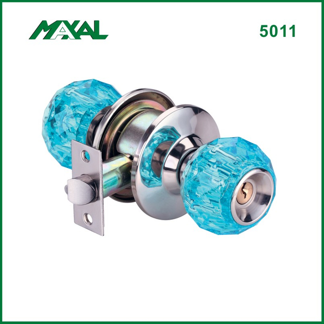 Crystal knob lock