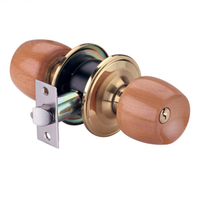 Entrance Wooden ANSI Grade 3 Round Knob Lock, Cylindrical Knob Lock & Round Knob Lock
