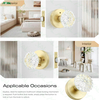 Bedroom Door Lock Glass Knob ANSI Grade 3 Door Knobs