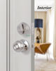 tubular knob lock