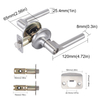  Zinc Door Handle Main Lock for Bedroom Bathroom door handles luxury