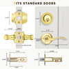 Door Levers Residential Door Lock with Deadbolt Lock