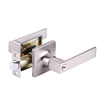 Satin Nickel Zinc Alloy Door Handle Apartment Office Residential Door Lock