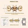 Glass entry knob