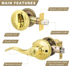 Door Levers Residential Door Lock with Deadbolt Lock