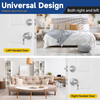 Door Knobs with Single Cylinder Deadbolt Combo Set