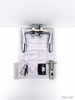 Interior Privacy Door Handle Zinc Alloy Emergency Open Lock