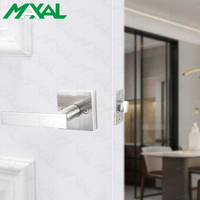 Zinc Alloy Adjustable Passage Lever for Bathroom Door Handle