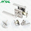 Interior Door Lock satin nickel wooden door