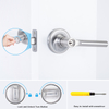  Zinc Door Handle Main Lock for Bedroom Bathroom door handles luxury