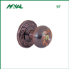 antique copper door knob
