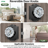 Door Knobs for Interior Doors Glass Knob Door Lock