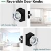 Crystal Interior Door Knob Lock Privacy Bedroom
