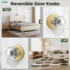 Crystal Door Knob Lock Round Bedroom Privacy Interior