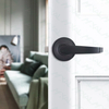 Zinc Door Handle Main Lock for Bedroom Bathroom with Wooden Door Handle