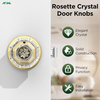 Crystal Door Knob Lock Round Bedroom Privacy Interior