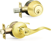 Door Levers Residential Door Lock with Deadbolt Lock