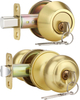 Door Knobs for Interior Doors with Deadbolt Lock Combo Set