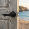 Black Tubular Lever Handle Main Lock for Bedroom Entrance Door Lock