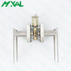 Zinc Alloy Adjustable Passage Lever for Bathroom Door Handle