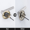  Zinc Door Handle Main Lock for Bedroom Bathroom door handles luxury