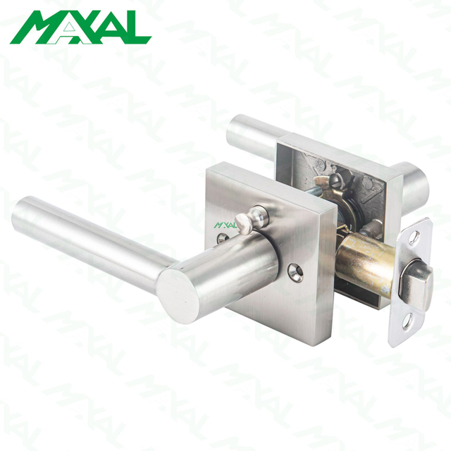 Tubular Lever Handle for Bedroom and Bathroom Interior Doors