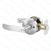 Handle Lockset Tubular Lock Satin Nickel Finish Zinc Alloy 