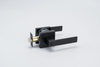 Black Matte Door Handles with Lock Interior Door 
