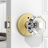 Crystal Door Knob Lock Round Bedroom Privacy Interior