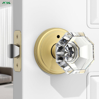 Crystal Door Knob Lock Round Bedroom Privacy Interior