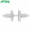 Brushed Nickel Heavy Duty Interior Passage Door Lever Set
