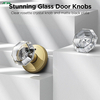 Crystal Door Knob Lock Round Bedroom Privacy Interior