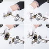  Zinc Door Handle Main Lock for Bedroom Bathroom door handles luxury