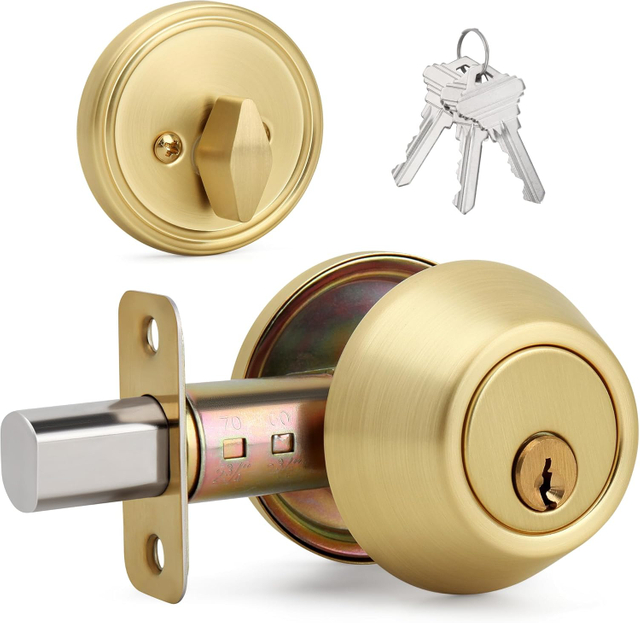 ANSI Grade 3 Single Cylinder Deadbolt Interior Door Lock