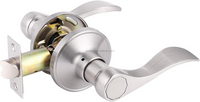 Nickel Door Handles for Interior Doors Apartment Office Passage Door Locks