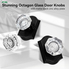 Crystal Interior Door Knob Lock Privacy Bedroom